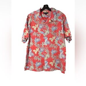 Daniel Cremieux Red and Blue Tropical Shirt